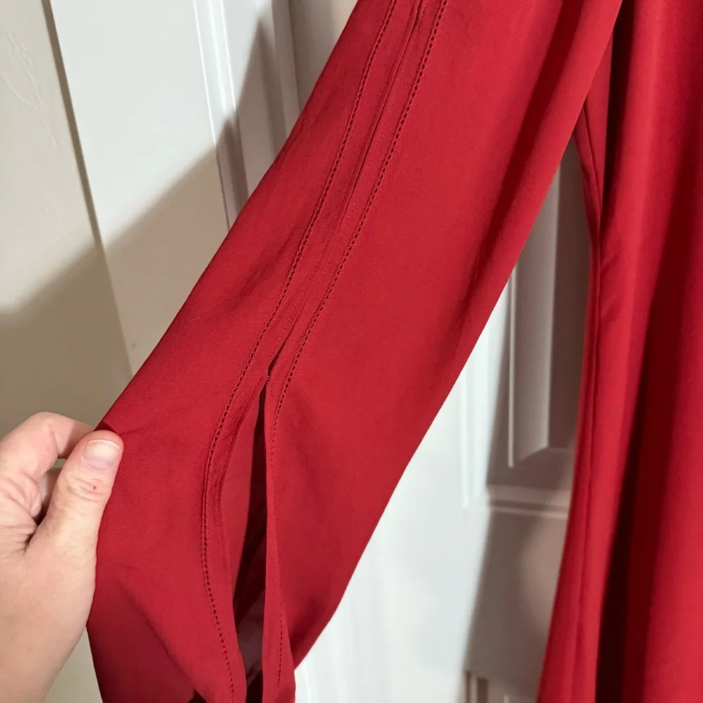 WHBM Hi Low Cold Shoulder Dress - Picture 3 of 7